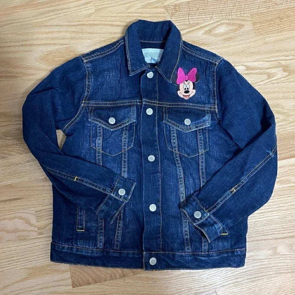 Gymboree Minnie Mouse Denim Jacket Medium 7/8